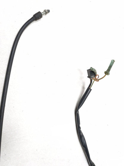 1993 Suzuki Gsx 600 Fp Katana Right Handle Switch & Grip Throttle Cable Assy OEM