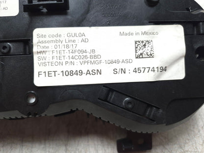2017 Ford Focus Speedometer Instrument Cluster OEM