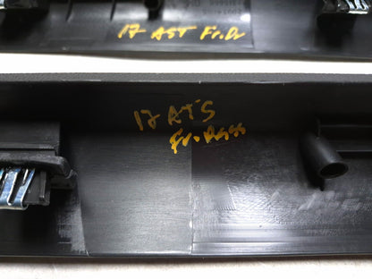 2017 Cadillac Ats Front Left & Right Side Door Sill Plate Molding Pair OEM