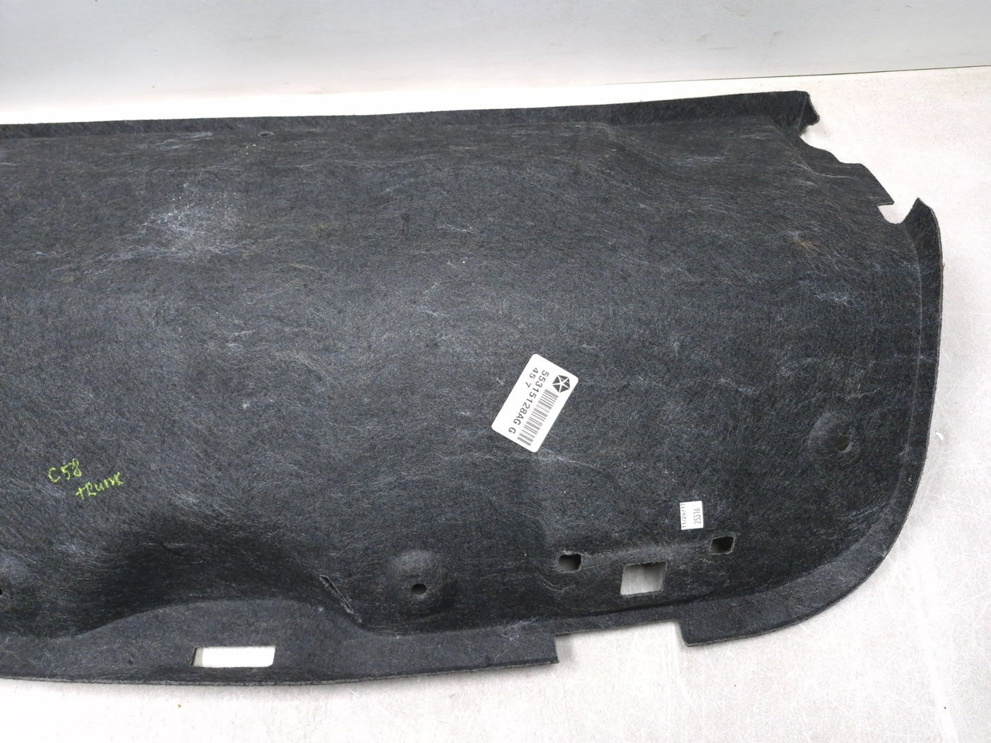 2018 Chrysler 300 Limited AWD Rear Trunk Deck Lid Liner Panel Cover Trim OEM