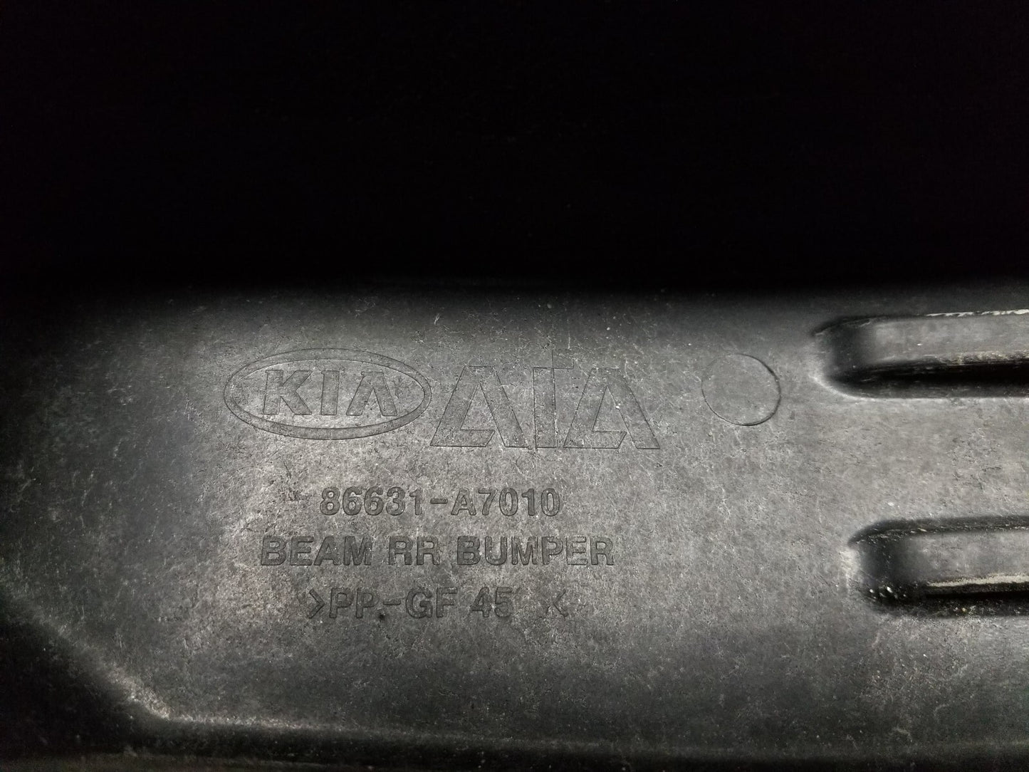 2014 Kia Forte Rear Bumper Reinforcement OEM