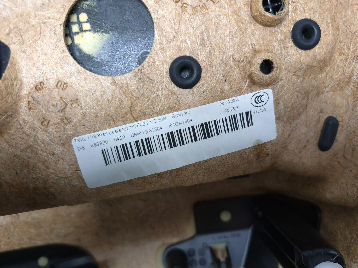 2011 BMW 750li Rear Door Panel Trim Driver Side Left OEM