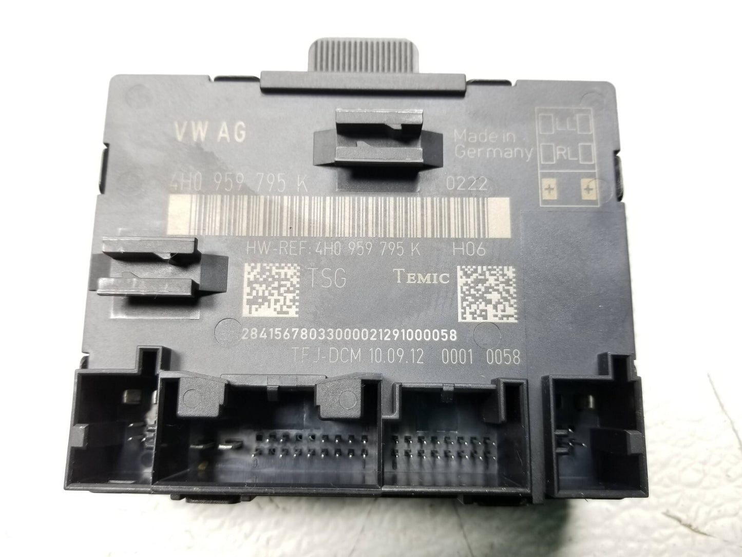2013 Porsche Cayenne Door Control Module Rear Driver Side Left OEM