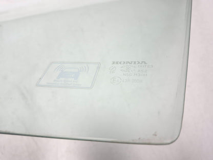 2007 Honda Fit Front Door Window Glass Left Driver Side OEM