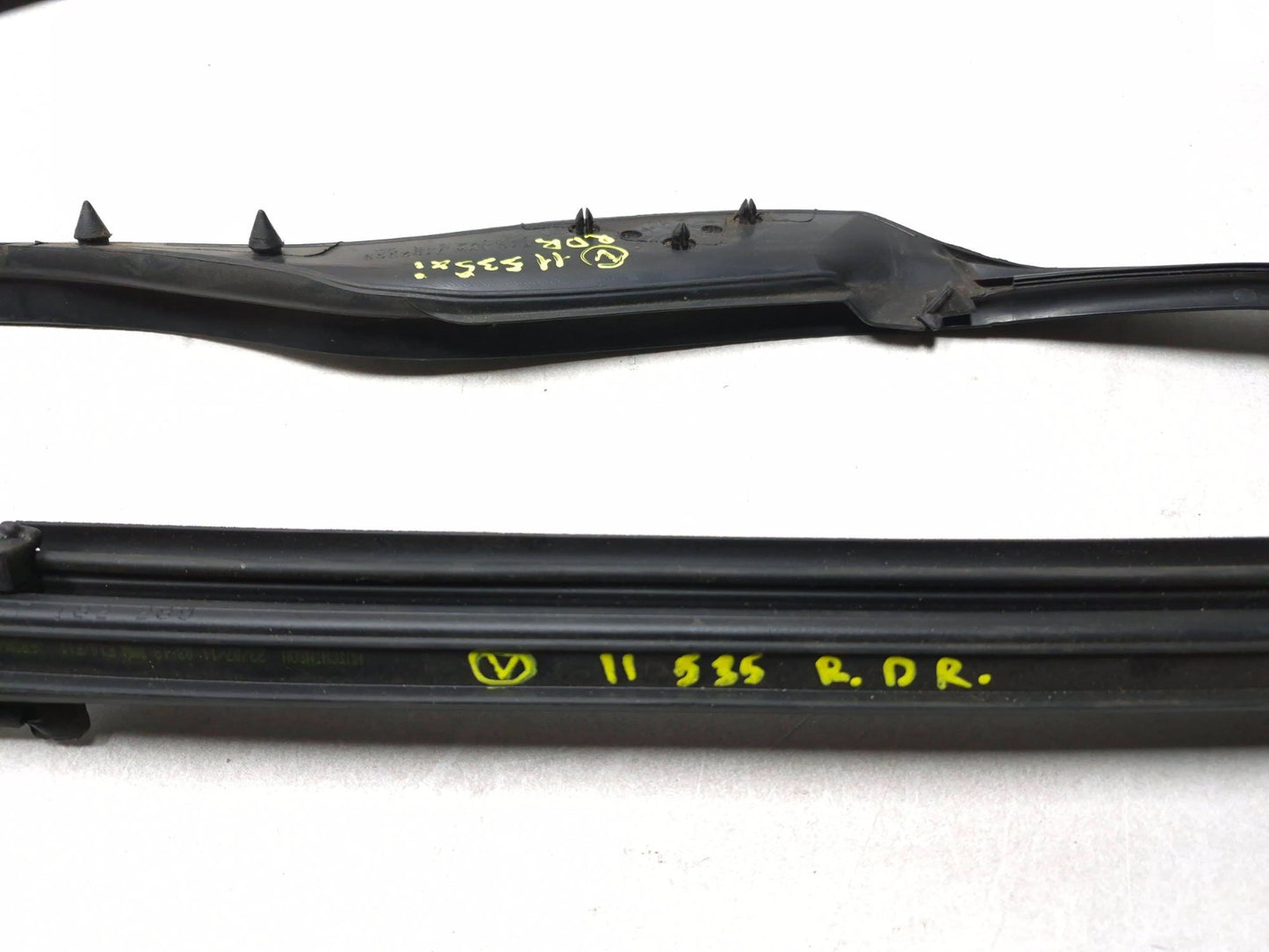 2011 BMW 535i F10 Rear Door Window Belt & Weatherstrip Seal Driver Side Left OEM