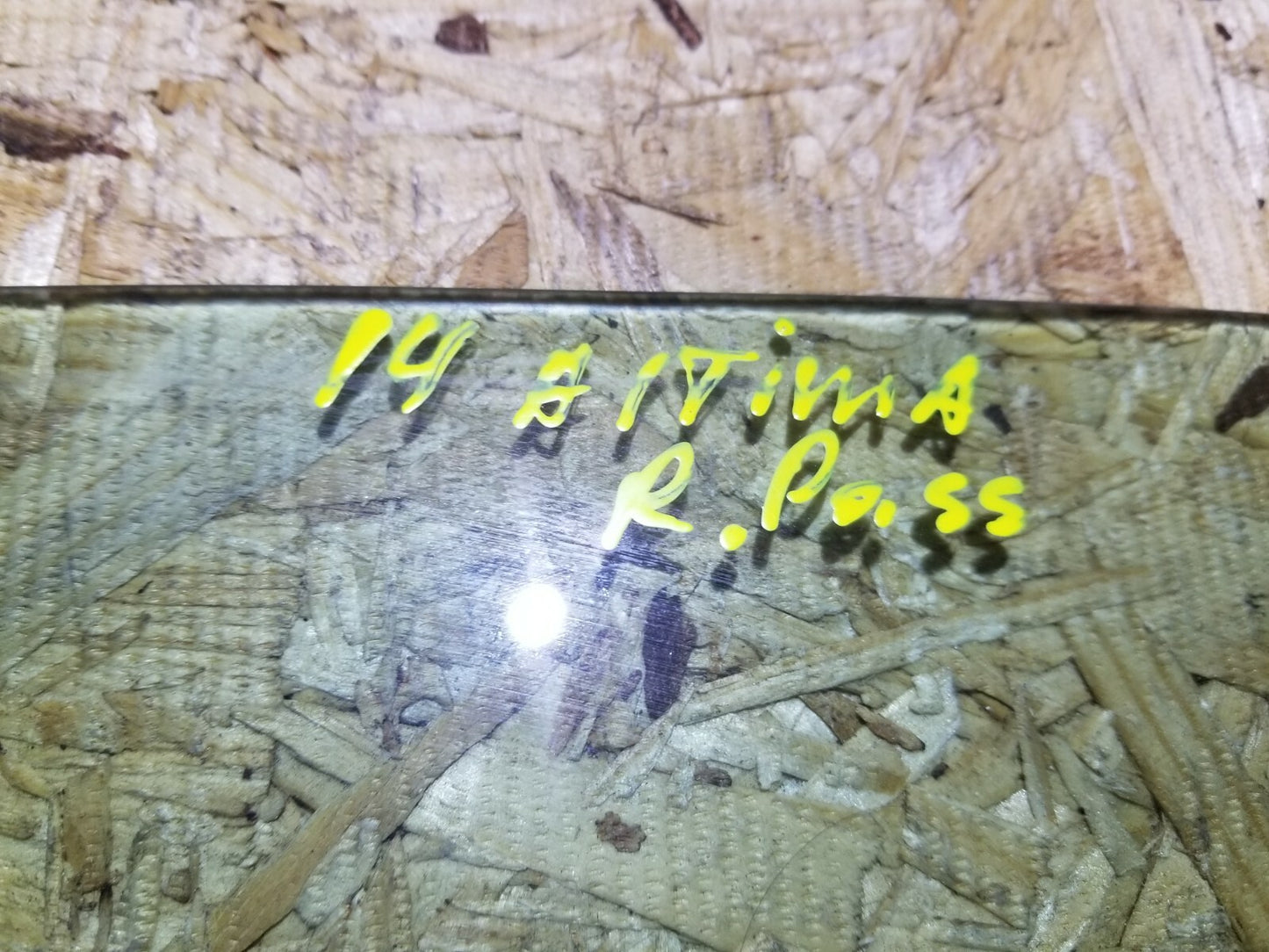 2014 Nissan Altima Rear Door Window Glass Right Passenger Side OEM