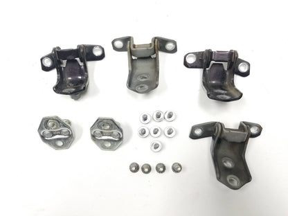 2009 Mazda Cx-7 Driver Side Door Hinge & Striker 6pcs W/ Bolt 11pcs OEM