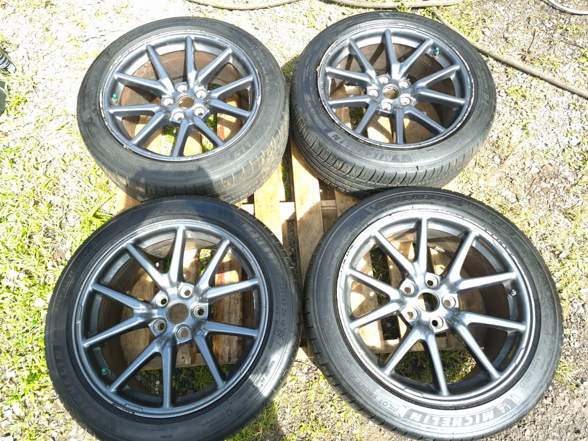 2019 Tesla Model 3 Wheel Rim W/tire Michelin 235/45/r18 18x8.5j 5.8/32 4 Pcs OEM