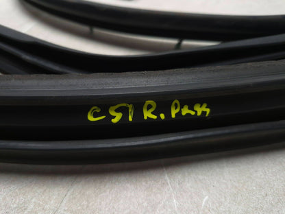2007 Saab 9-5 Aero Rear Passenger Door Weatherstrip Seal Kit OEM