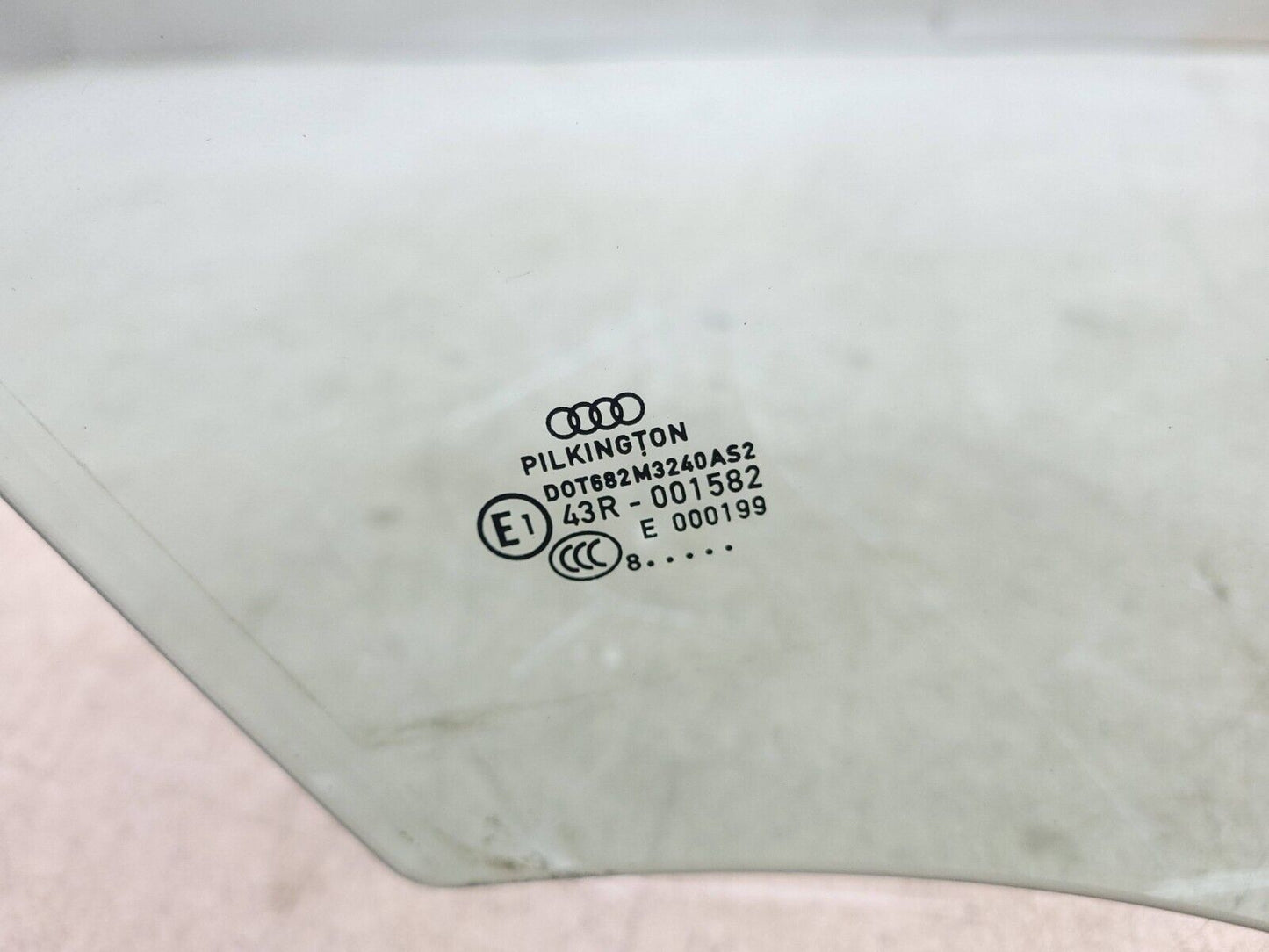 2009 - 2016 Audi A4 S4 Sedan Door Window Glass Front Passenger Side Right OEM