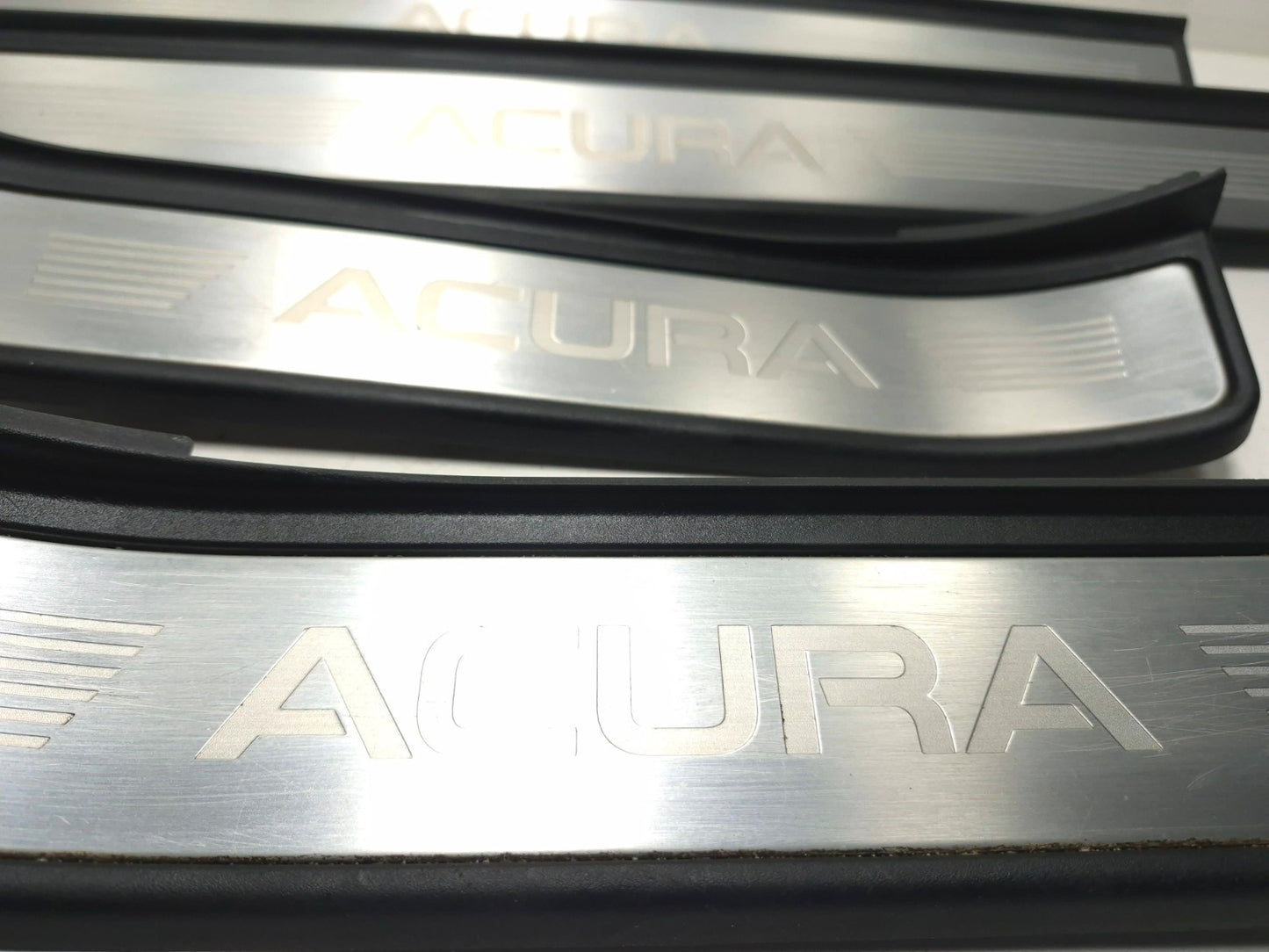2008 Acura Tl Type-s Door Sill Trim Scuff Plate Rear & Front 4 Pcs OEM