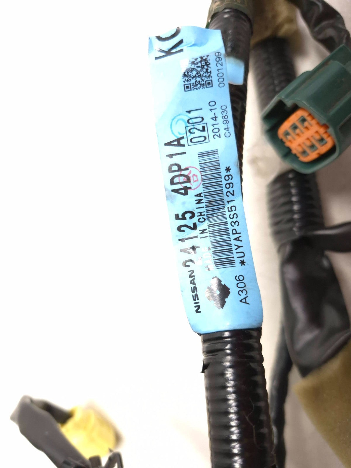 2015 Nissan Juke Door Wire Wiring Harness Front Driver Side Left OEM