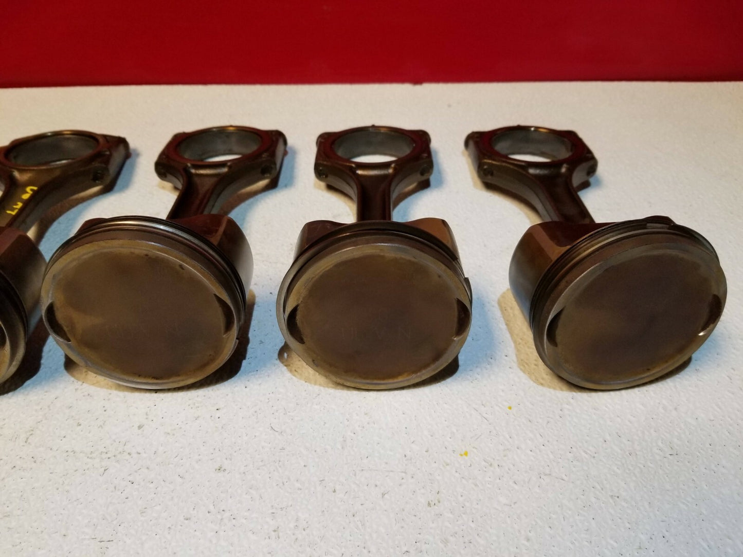 2006 Audi A4 B6 3.0l Piston W/ Connecting Rod 6pcs OEM