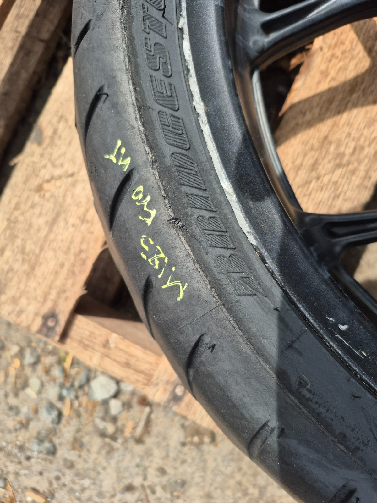 2015 Honda Ctx700n Wheel Rim & Tire Front & Rear *straight* OEM