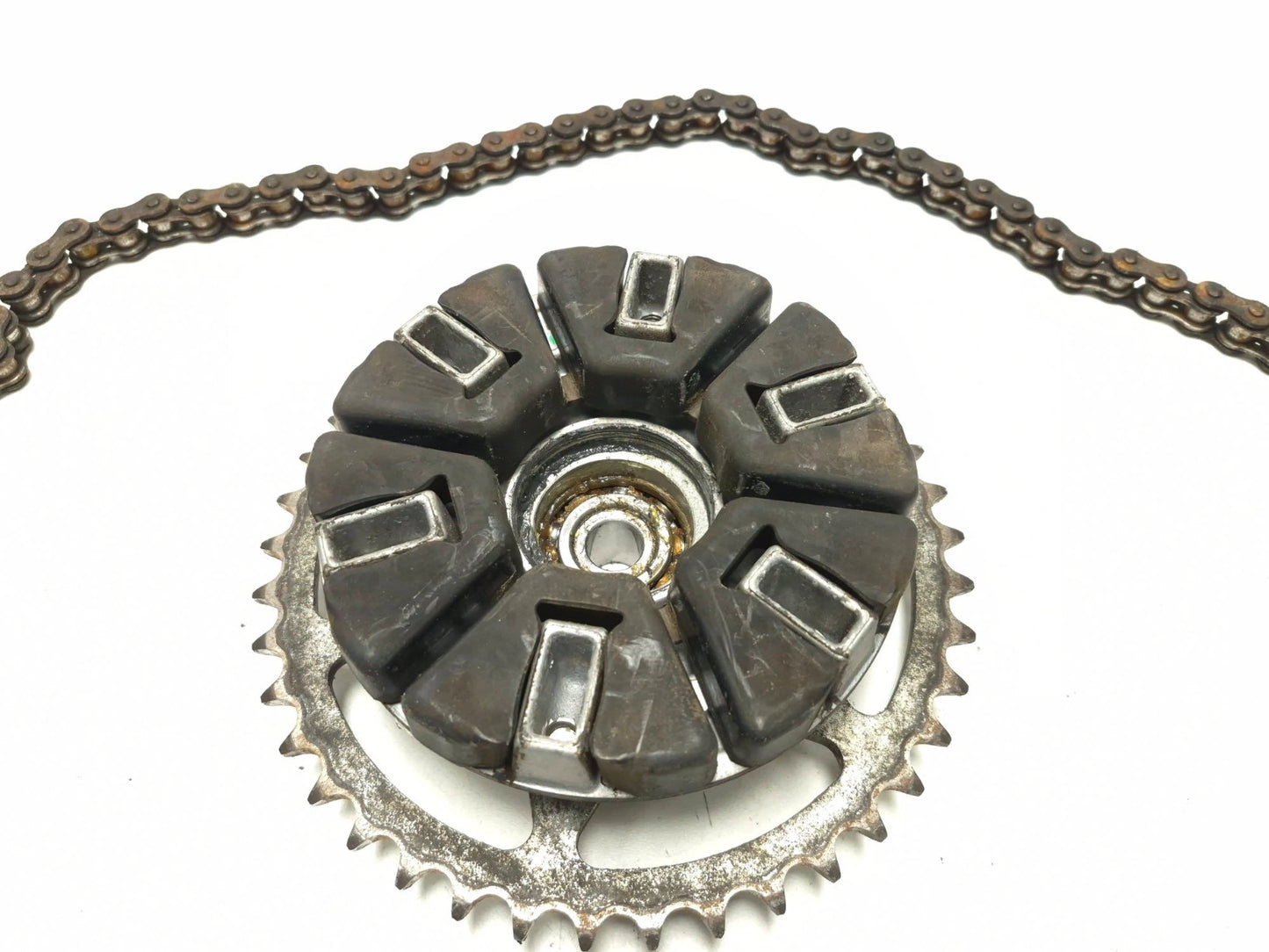 2019 Kawasaki Ninja Ex400 Rear Drive Sprocket W/ Chain Pair OEM