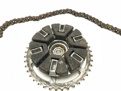 2019 Kawasaki Ninja Ex400 Rear Drive Sprocket W/ Chain Pair OEM
