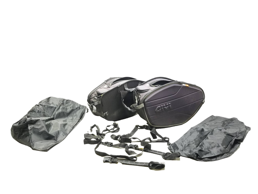 Givi Ea101b Easy-t Range Saddle Bags Expandable Motorcycle Luggage Rain Covers