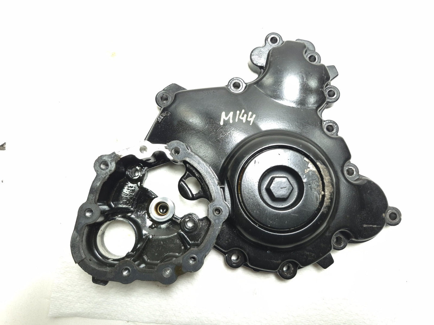 2008 Triumph Sprint St 1050 Clutch & Starter Cover & Oil Pan 3 Pcs OEM