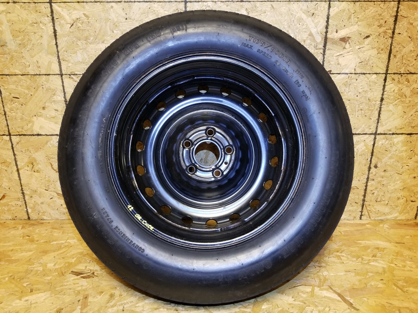 2012 Jeep Grand Cherokee Spare Tire Wheel 175/90d18 18" OEM