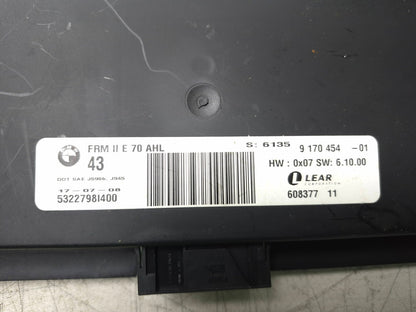 2008 BMW X6 E71 Frm Ii Ahl Footwell Light Control Module OEM