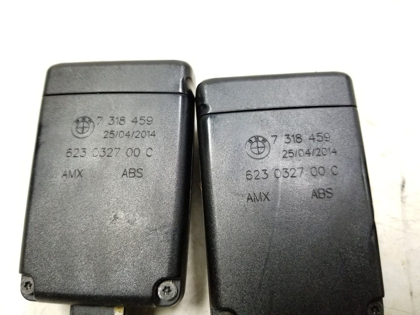 14-18 BMW X5 F15 Rear Seat Belt Buckle 3pcs OEM 89k Miles✅