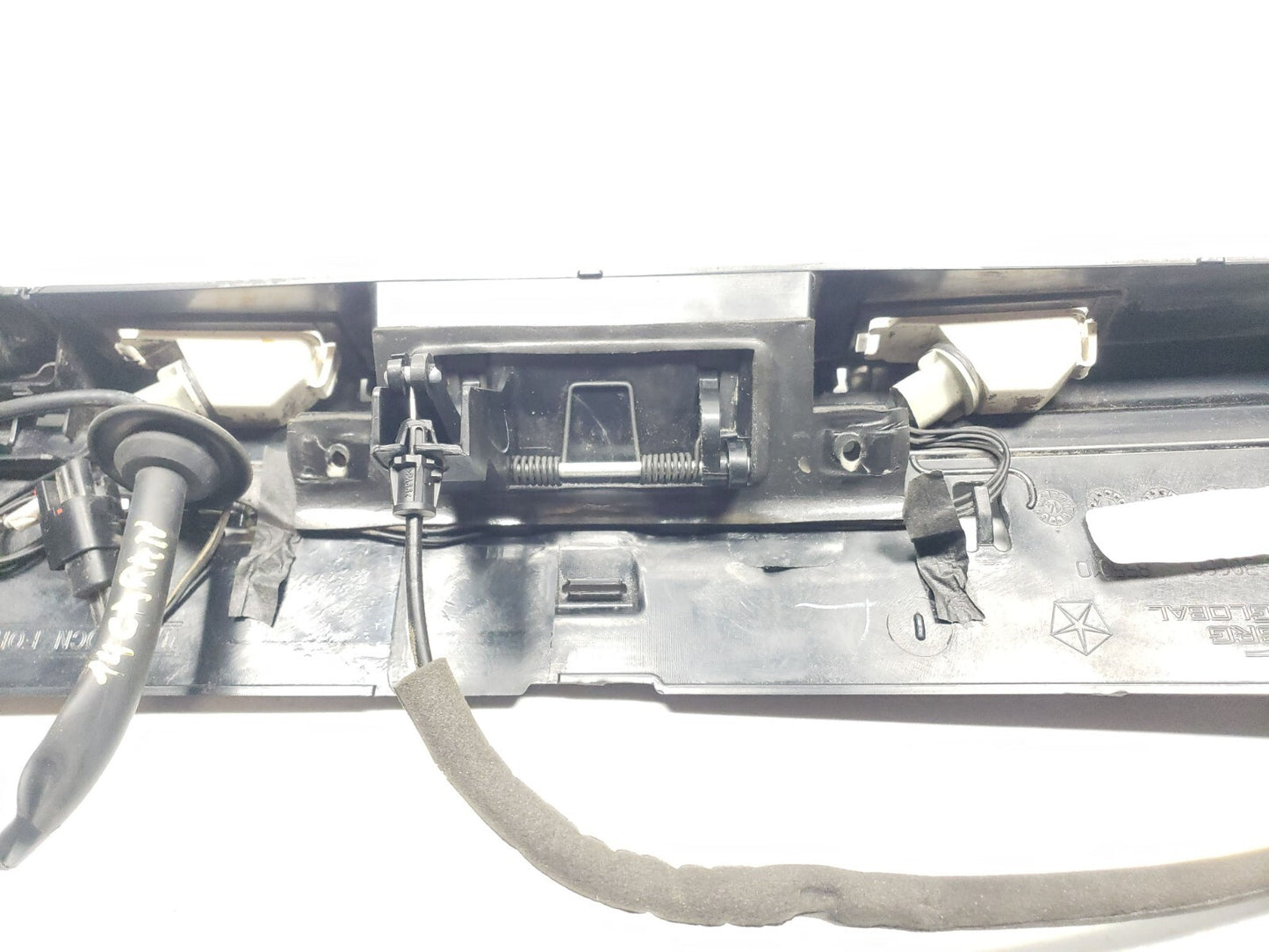12 13 14 15 16 Dodge Grand Caravan Rear Tailgate Trim License Light & Camera OEM
