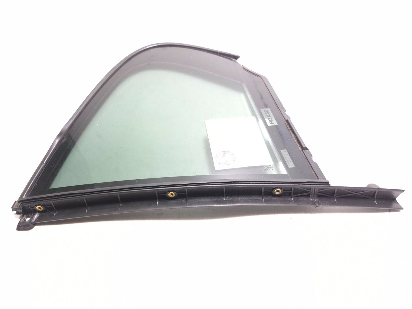 2011 BMW 750li Rear Door Quarter Window Glass Left Driver Side OEM