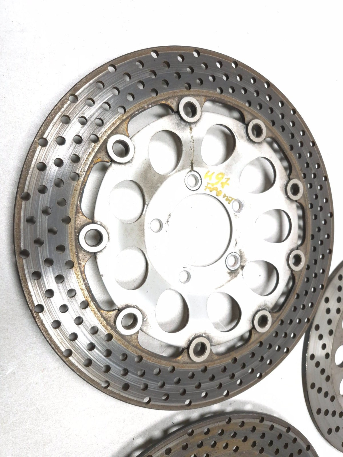 1993 Suzuki Gsx 600 Fp Katana Rear & Front Brake Disc 3 Pcs OEM