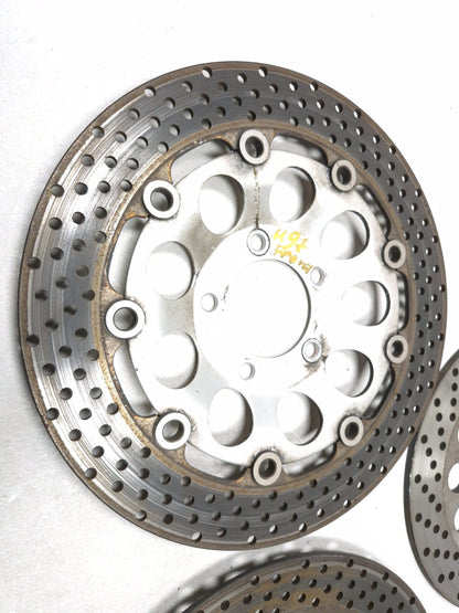 1993 Suzuki Gsx 600 Fp Katana Rear & Front Brake Disc 3 Pcs OEM