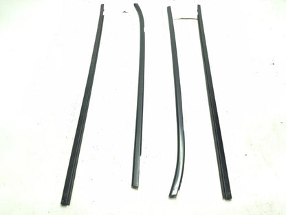 2012 Nissan Leaf Door Window Belt Molding Front & Rear 4pcs OEM