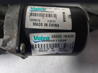 2011-2017 Nissan Juke Front Windshield Wiper Motor & Linkage Transmission OEM