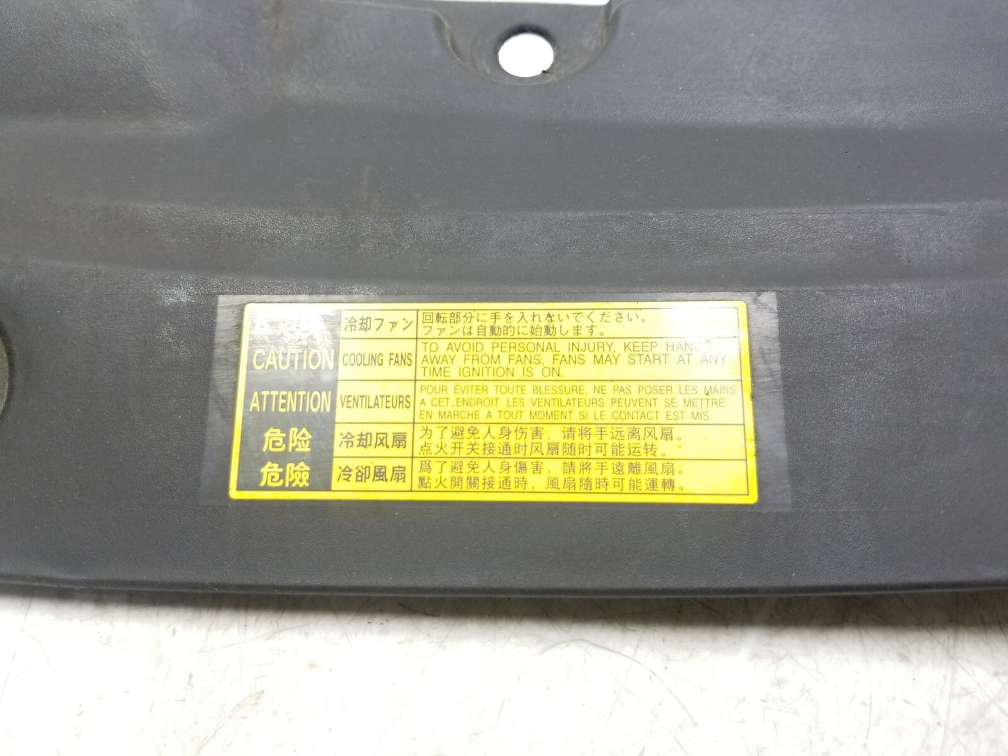 2009 Scion Xb Front Upper Garnish Radiator Cover OEM