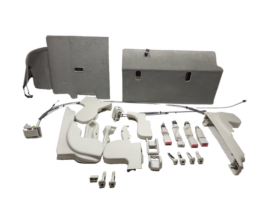 2008 Acura Mdx Rear 2nd Row Seat Trim & Floor Panel Set OEM