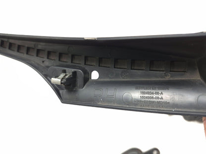 2022 Tesla Model 3 Front Cowl Trim Extension & Strut Tower Cover 4psc OEM
