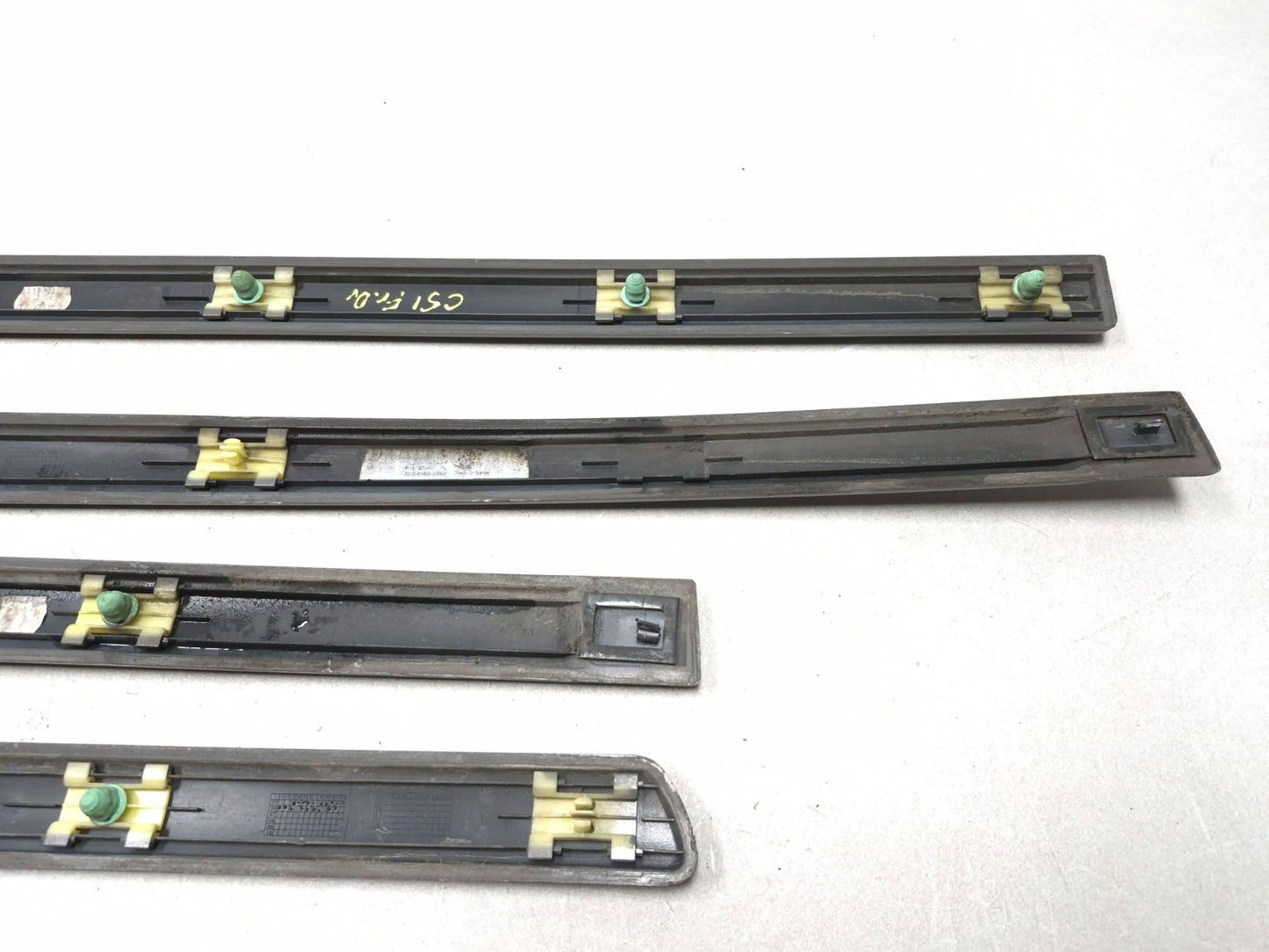 2007 Saab 9-5 Aero Door Body Trim Molding Strip 4pcs OEM