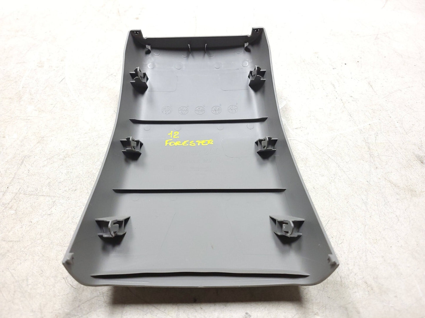 2009-2013 Subaru Forester Rear Center Console Trim Panel OEM 33k