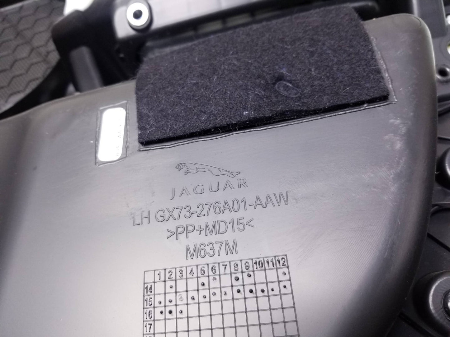 2017 Jaguar Xe Rear Driver Door Panel OEM Gx73-276a01-aaw