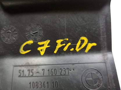 2007 - 2013 BMW X5 X6 E70 X5 X6 Steering Gear Top Cover Shield Panel  2pcs OEM