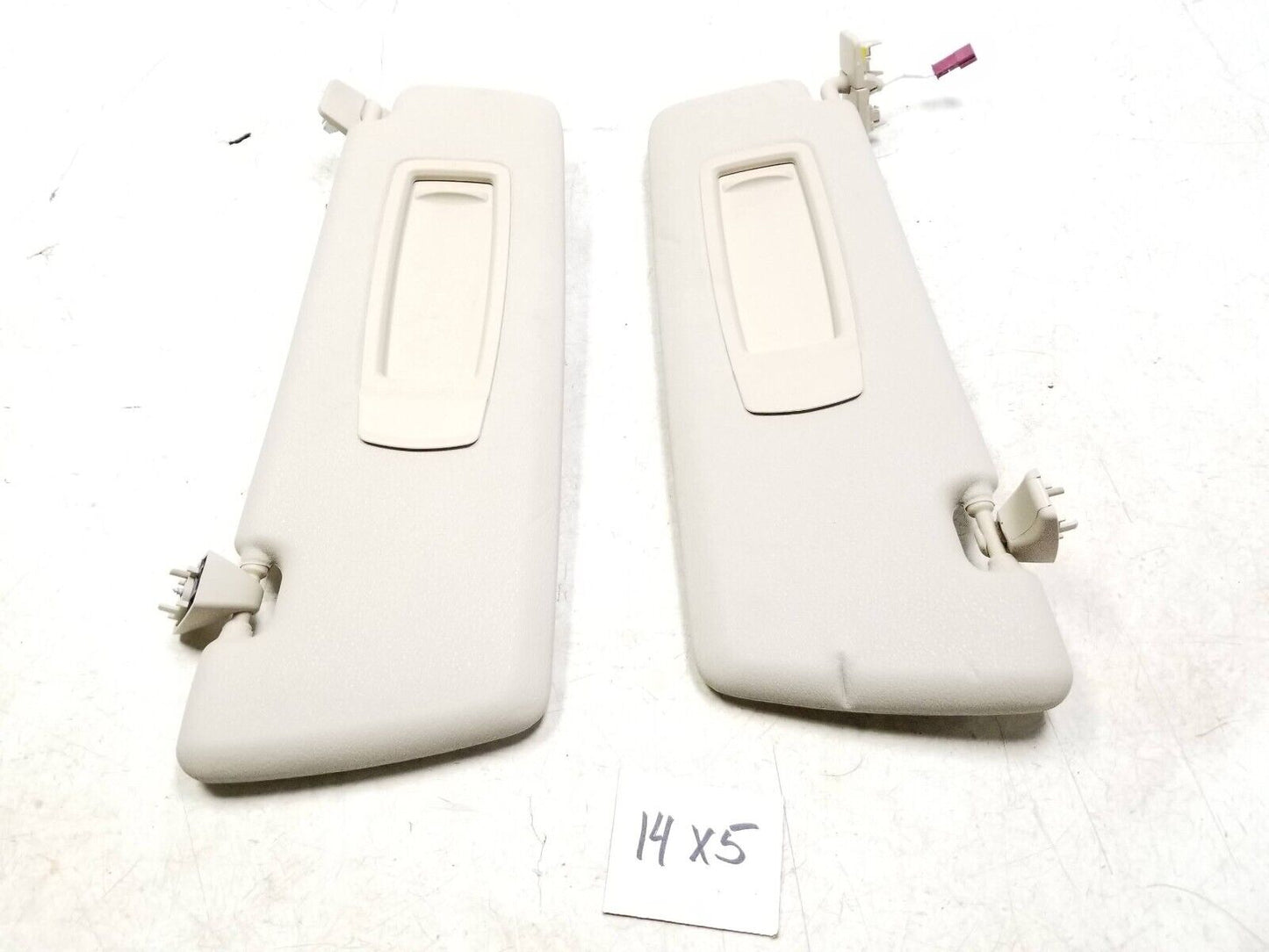 14-18 BMW X5 F15 Sun Visor Pair OEM 89k Miles✅ Dakota