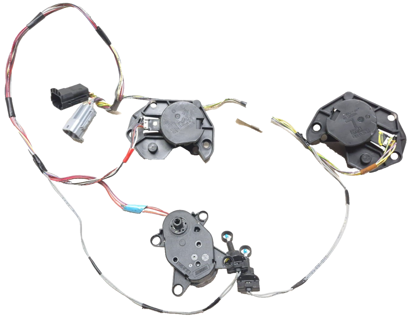 2007 Saab 9-5 Aero Heater Vent Flap Control Actuator Motor 2pcs OEM