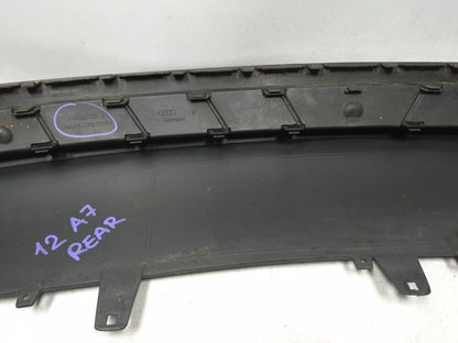 2012 Audi A7 Prestige Rear Bumper Lower Valance Panel OEM