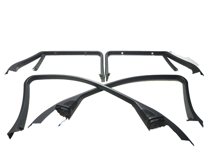 2008 BMW X6 E71 Door Window Frame Trim Cover Panel Front & Rear 4pcs OEM