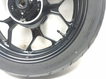 2025 Yamaha Yzf R3 Rear Wheel Rim W/ Tire Dunlop 140/70/r17 OEM