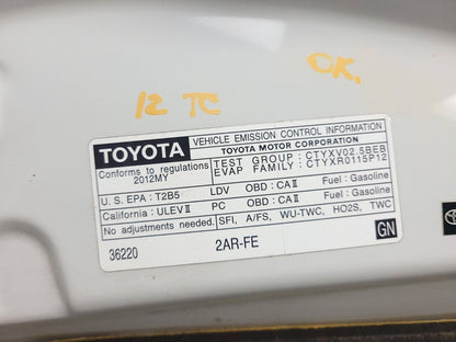 11 12 13 Scion Tc Hood Bonnet OEM ✅