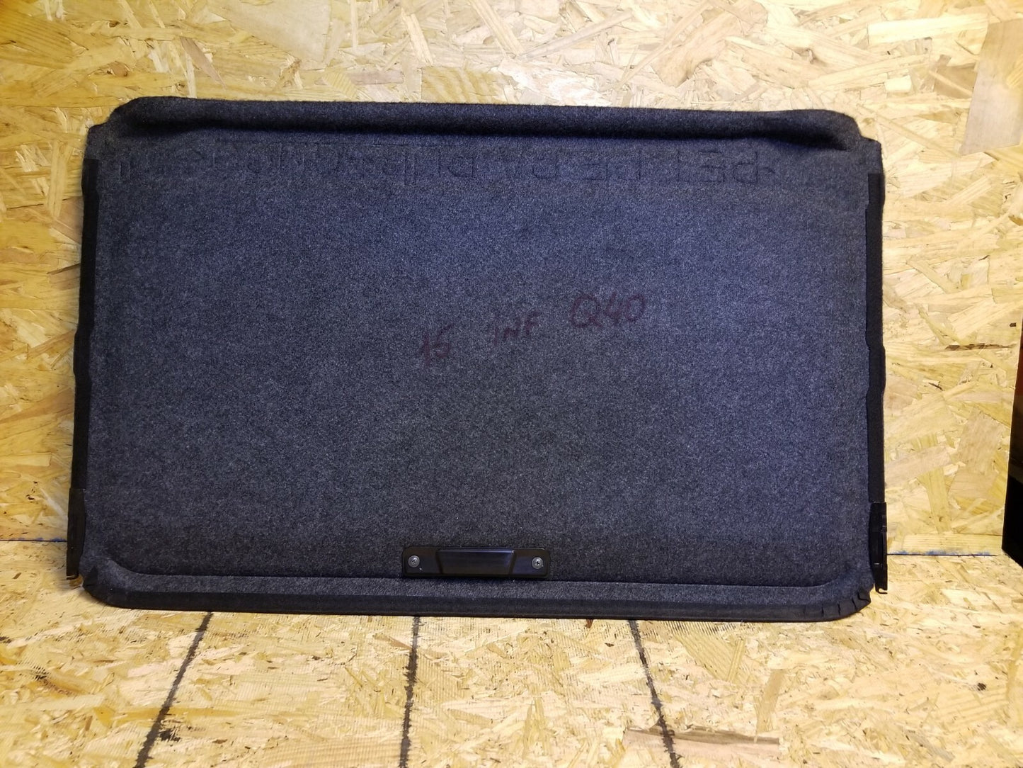 2015 Infiniti Q40 Sunroof Sun Roof Trim Shadow Panel OEM