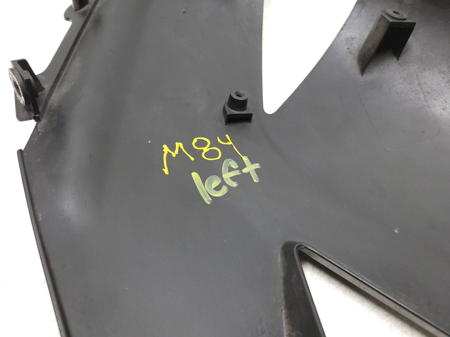 2007 Kawasaki Ninja Zx-6r Zx600 Left Lower Cowl Fairing Assy Black OEM