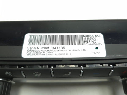 2013 Cadillac Escalade Esv Rear A/c Climate & Radio Control Switch Panel OEM