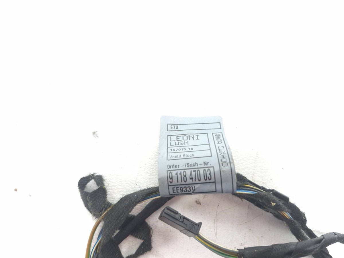 2009 BMW X6 Xdrive50i Front Seat Wire Harness Left Driver Side OEM