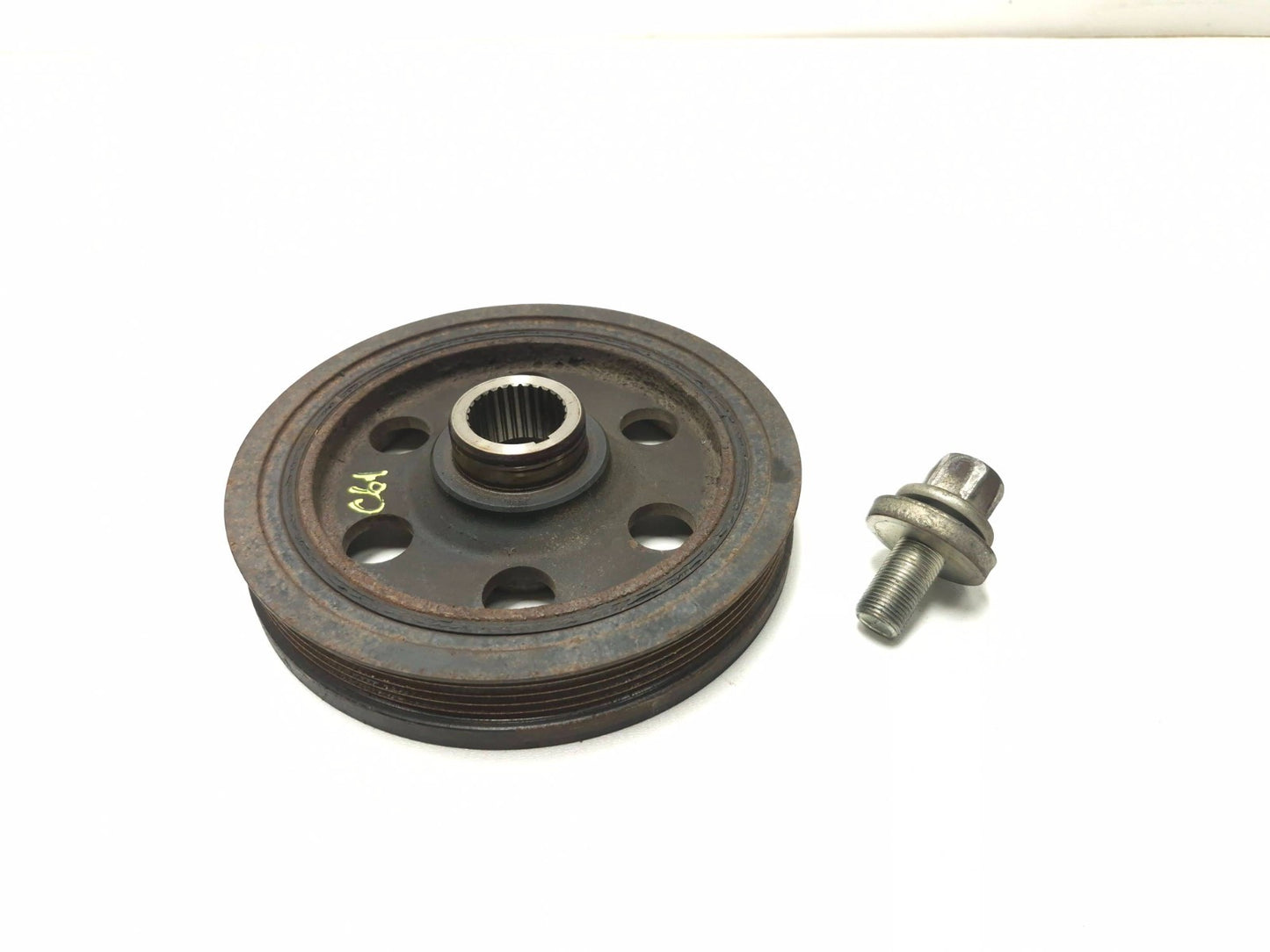 2007 Honda Fit Crankshaft Pulley Harmonic Balancer OEM