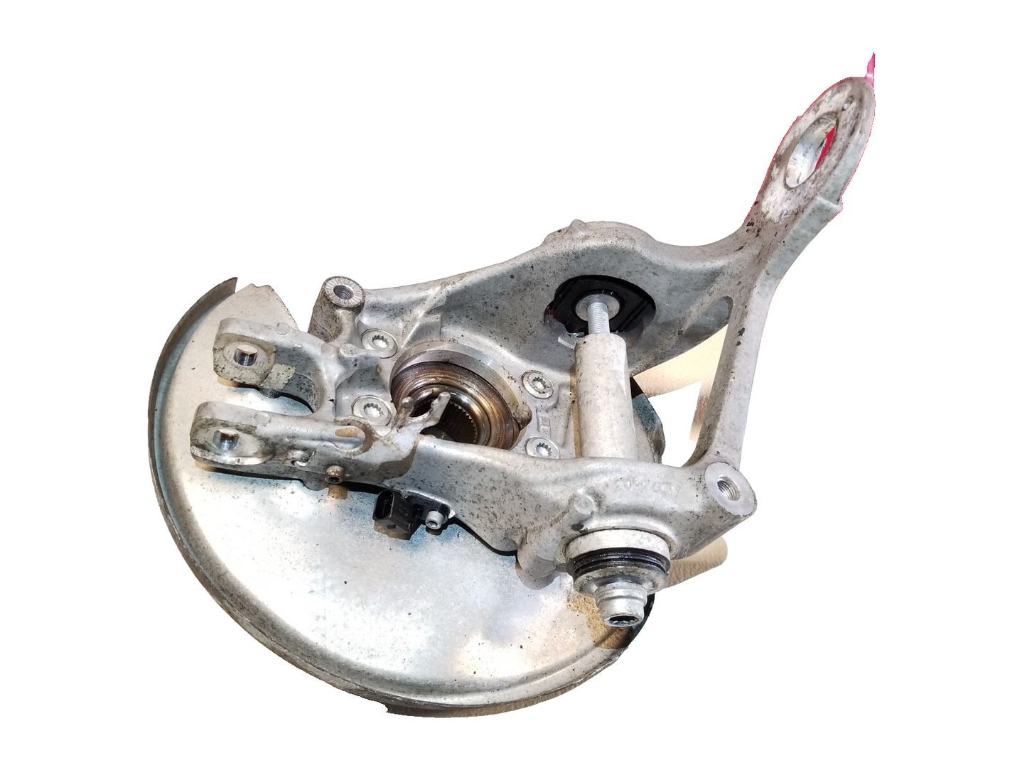 2014 Audi A6 Rear Driver Spindle Knuckle OEM